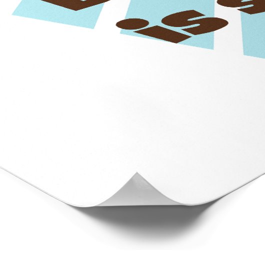 90 is Sweet Birthday T-shirts en cadeautjes Poster (Hoek)