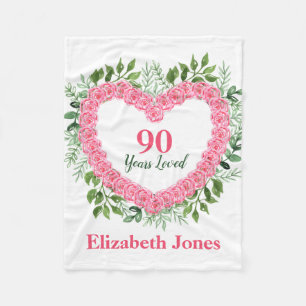 90 jaar achtergebleven 90e jaargang fleece deken