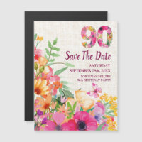 90 Jaar Bloemenlinnen 90ste Verjaardag Save the Da
