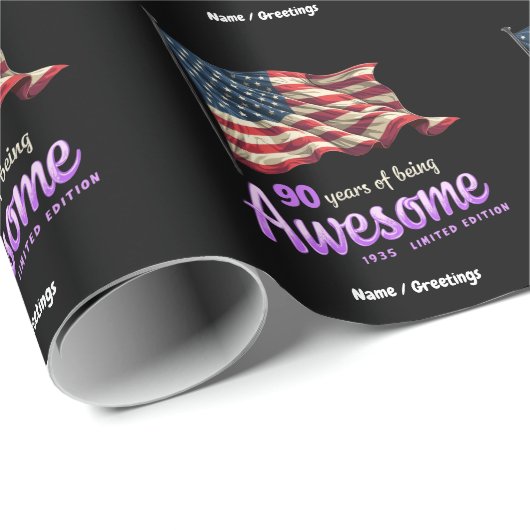 90 jaar Geweldige 1935  editie Cadeaupapier (Rol Hoek)