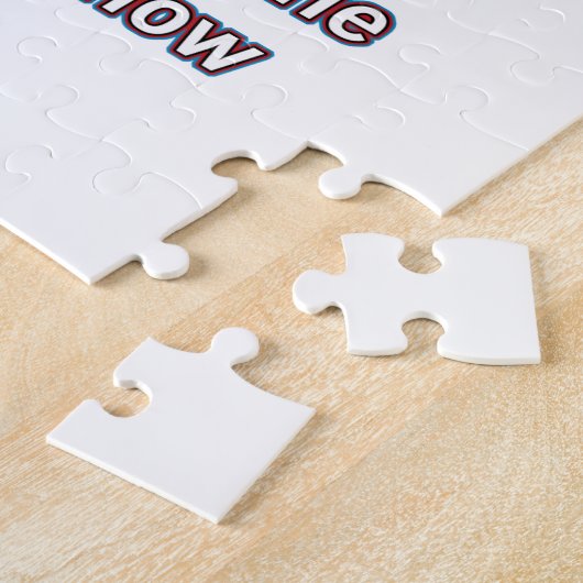 90 jaar grappige verjaardagsdesign legpuzzel (Zijkant)