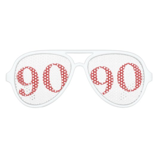 90 jaar jubileum aviator zonnebril (Voorkant)