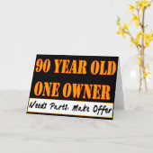 90 jaar oud, één eigenaar - heeft onderdelen nodig kaart (Gele Bloem)