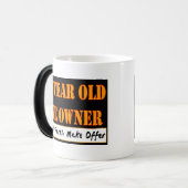 90 jaar oud, één eigenaar - heeft onderdelen nodig magische mok (Voorkant links)