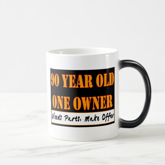 90 jaar oud, één eigenaar - heeft onderdelen nodig magische mok (Rechts)