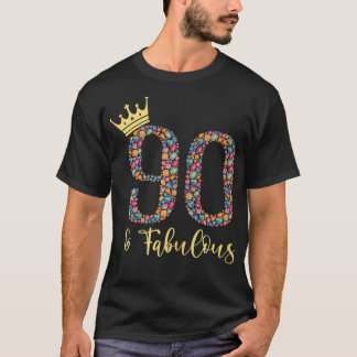 90 jaar oud en verbluffend, 90e verjaardag Gi T-shirt