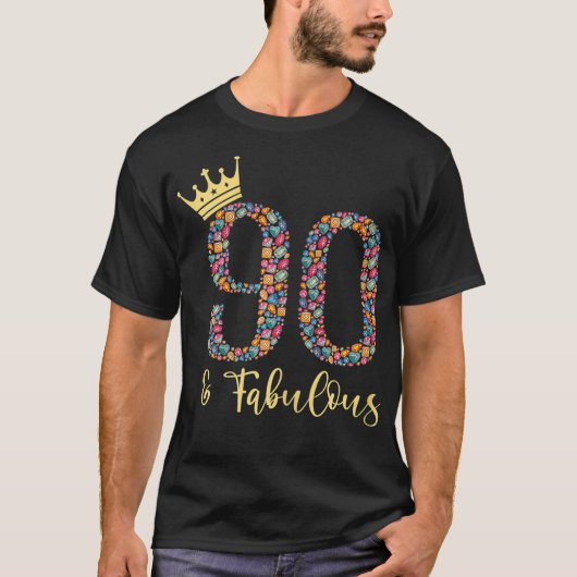 90 jaar oud en verbluffend, 90e verjaardag Gi T-shirt (Voorkant)