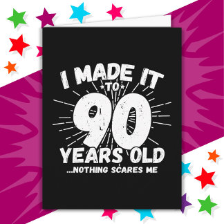 90 Jaar Oud Sarcastisch Meme Grappige 90e Verjaard Kaart