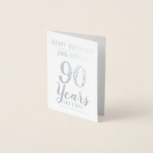 90 jaar oud. Stijlvolle 90ste verjaardag