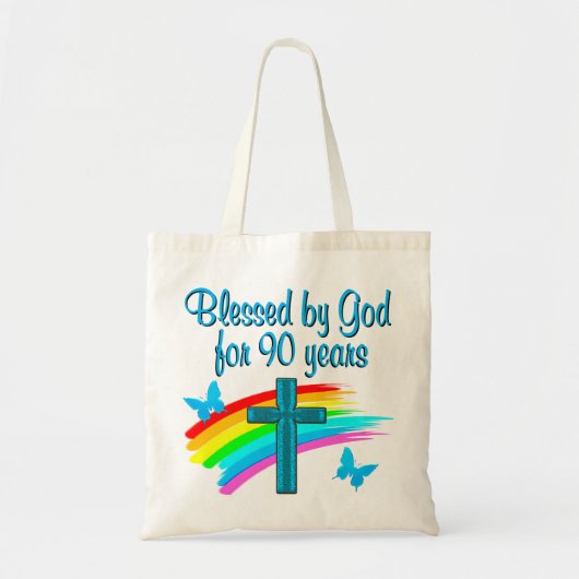 90 JAAR OUD TOTE BAG (Voorkant)