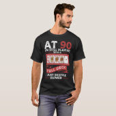 90 jaar oude 90e verjaardag t-shirt (Voorkant volledig)