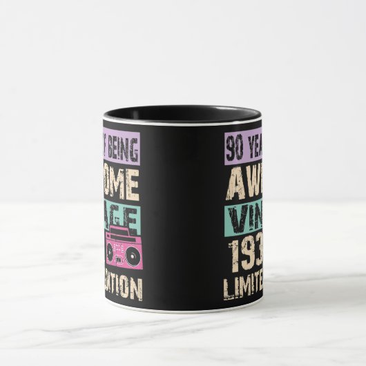 90 jaar oude cadeaus  1932 Limited Edition Mok (Midden)