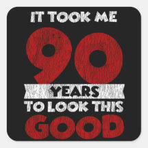 90 jaar oude dag maakte me er goed uit op 90th Bir