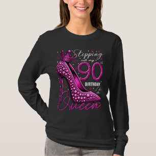 90 jaar oude geschenken hoge hakken die in mijn 90 t-shirt