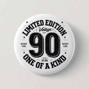90 jaar oude geschenken Vintage 1935 Limited Editi Ronde Button 5,7 Cm