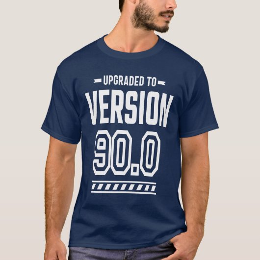 90 jaar oude grappige 90e verjaardag t-shirt (Voorkant)