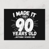 90 Jaar Oude Sarcastische Meme Leuk 90ste Verjaard Briefkaart (Voorkant)