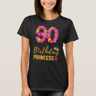 90 jaar oude verjaardag prinses blaast zijn 90e ve t-shirt
