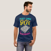 90 jaar Slecht als 90 jaar Dancehall Jamaican Regg T-shirt (Voorkant volledig)
