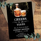 90 jaar Whiskey volwassen verjaardag Kaart
