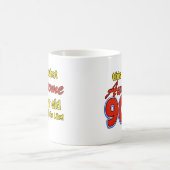 90-jarige design koffiemok (Center)