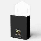 90-jarige gouden verjaardagskist bedankdoosjes (Geopend)