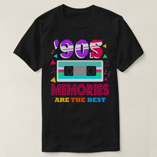 90-jarigen zijn de beste herinneringen t-shirt (Design voorkant)