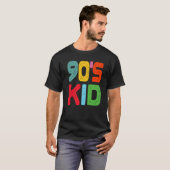 90 Kind Costume  Retro Party T-shirt (Voorkant volledig)