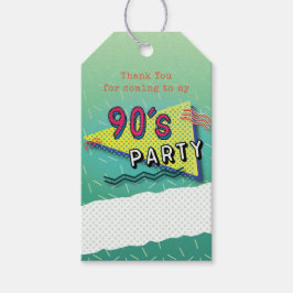 90-Labels van het Thema Patroon van PARTIJEN Cadeaulabel