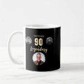 90 Legendary 3 Photos Gold 90th Birthday  Koffiemok (Links)