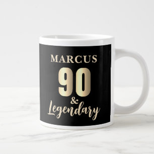 90 & Legendary Gold 90e verjaardag  Grote Koffiekop