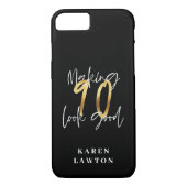 90 lijken een goede gouden verjaardag Case-Mate iPhone case (Achterkant)