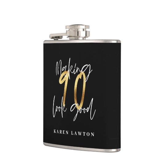 90 lijken een goede gouden verjaardag heupfles (Links)