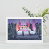 90# Linen uitnodiging Cascades Jackson Michigan (Staand voorkant)