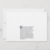 90# Linen uitnodiging Cascades Jackson Michigan (Achterkant)