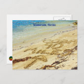 90 mijl naar het Cubaanse Briefkaart Islamorada Fl (Voorkant / Achterkant)