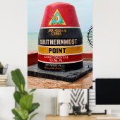 90 MILES NAAR CUBA - BELANGRIJKSTE WESTELIJKE STRO POSTER (Thuiskantoor)