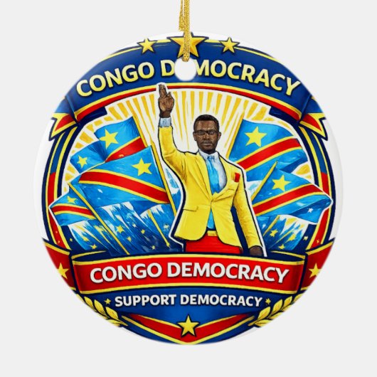 90 Minutes Without Moving – The Legendary Congo Fa Keramisch Ornament (Achterkant)