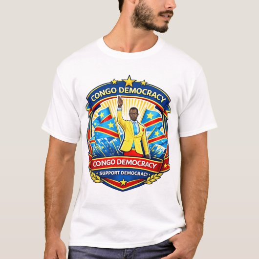 90 Minutes Without Moving – The Legendary Congo Fa T-shirt (Voorkant)