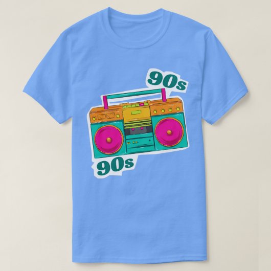 90-muziek t-shirt (Design voorkant)