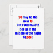 90 nieuwe 70 briefkaart (Voorkant / Achterkant)