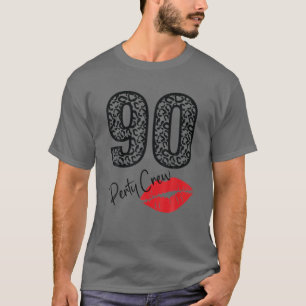 90-partijenbemanningen Drink biercadeautjes 90 jaa T-shirt
