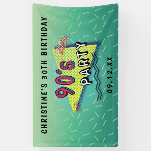 90-patroonbanner spandoek (Verticaal)