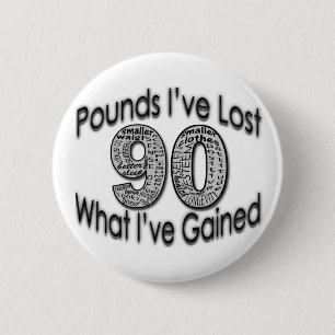 90 pond verloren Button
