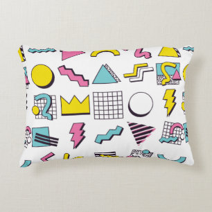 90 Pop Memphis Design Elements Accent Kussen