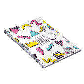 90 Pop Memphis Design Elements Notitieboek (Rechterzijde)