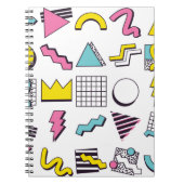 90 Pop Memphis Design Elements Notitieboek (Voorkant)