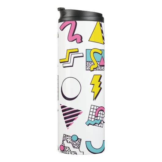 90 Pop Memphis Design Elements Thermosbeker (Geroteerd rechts)