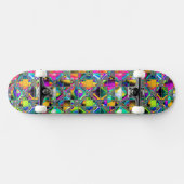 90 Rainbow Colorful Original Art Skateboard (Horizontaal)