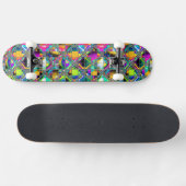 90 Rainbow Colorful Original Art Skateboard (Horizontaal)